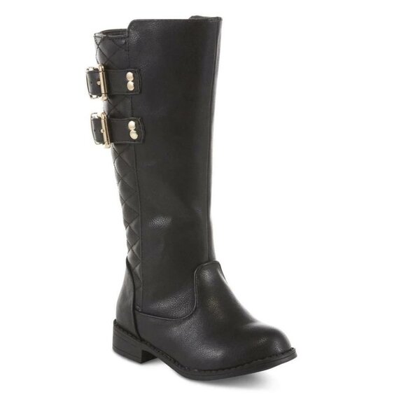 PIPER  TODDLER GIRLS' CINA RIDING BOOTS.  Size 6 BLACK nwt - Picture 1 of 4